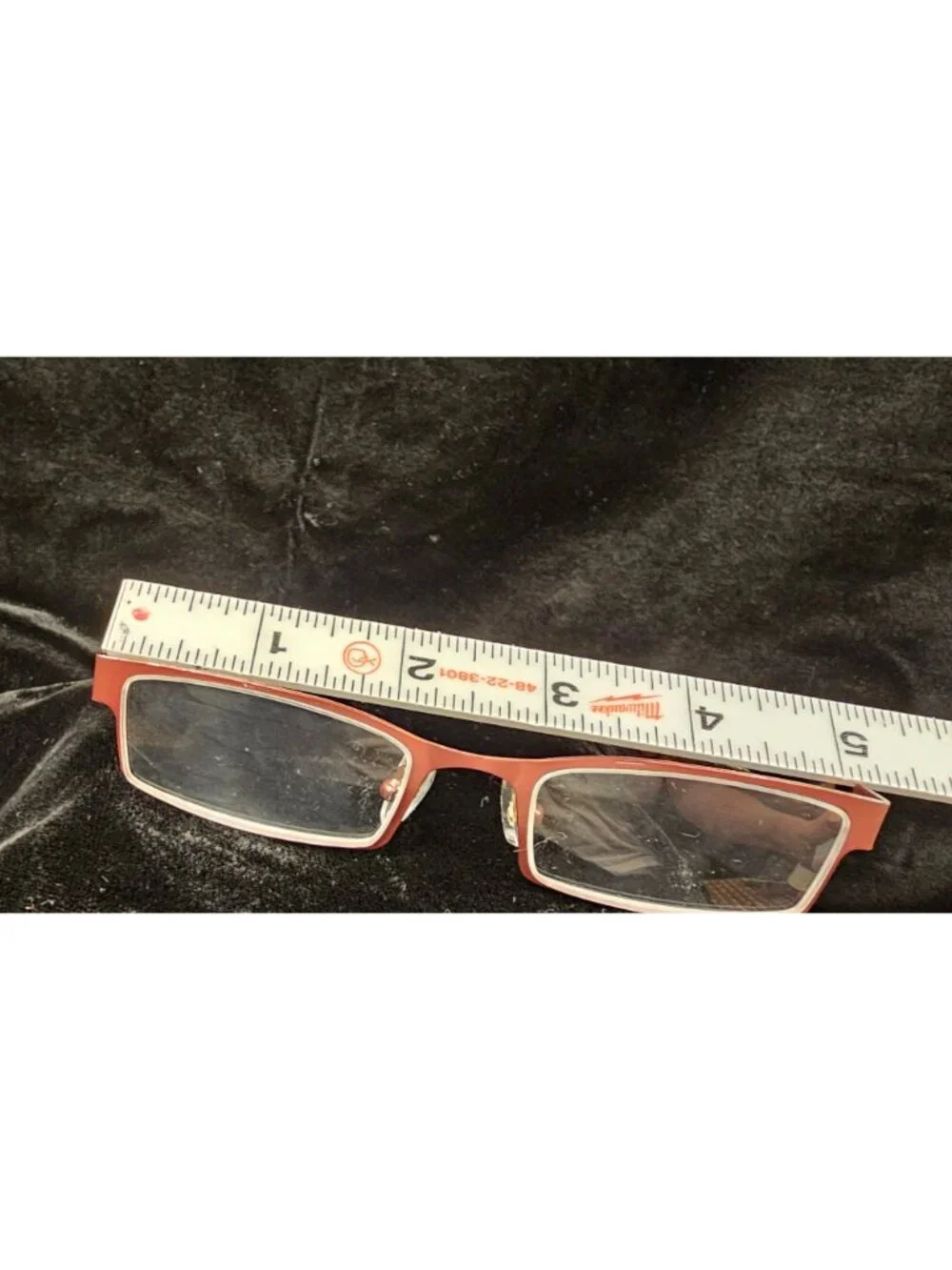 Foster Grant Bailey A Rectangular Eyeglasses CT0110 Red Frame Tortoise Temples 5
